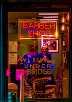 The Barbers under the bridge, Argyll Street