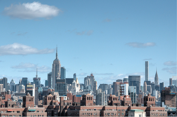 New York Skyline, from Brooklyn Bridge