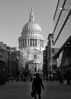 Off to work, St Pauls, London