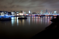 Silvery nights, London