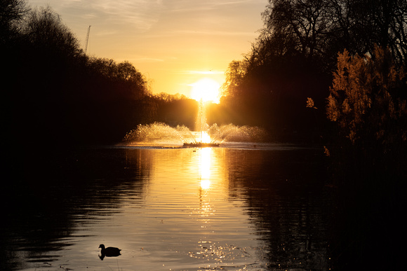 St James Sunset, London